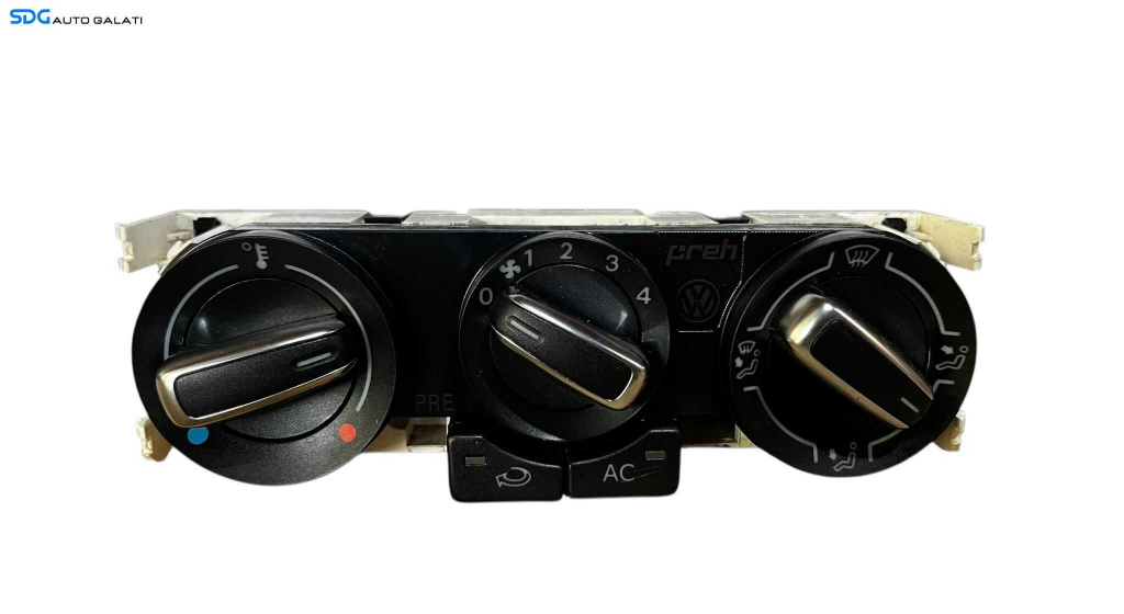 Panou Modul Unitate Comanda AC Aer Conditionat Clima Climatic Volkswagen Polo 6R 2008 - 2018 Cod [LC0663]