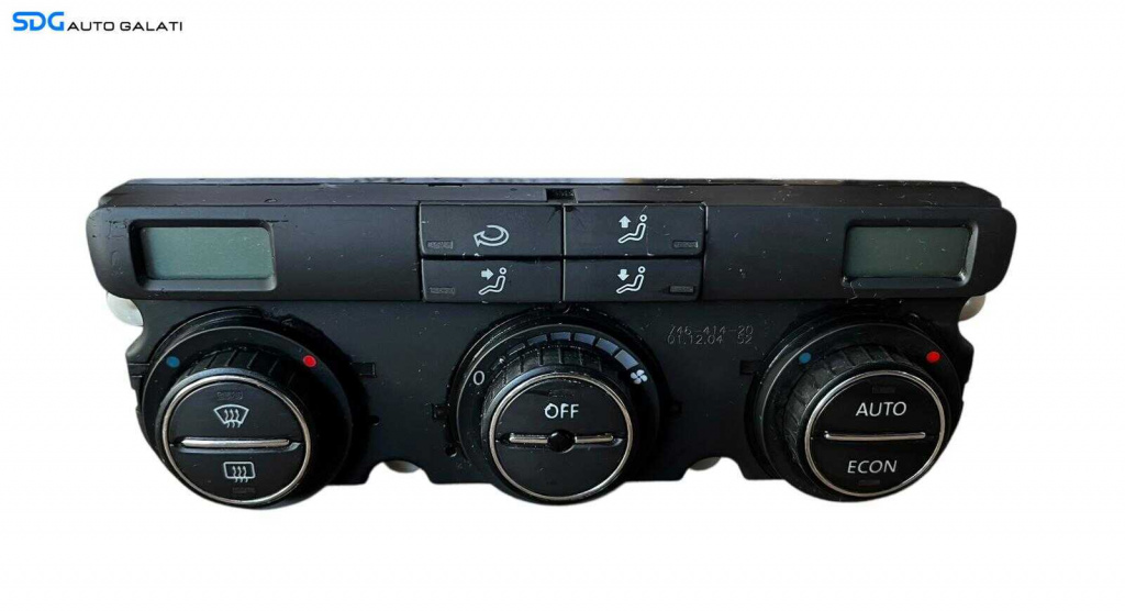Panou Modul Unitate Comanda AC Aer Conditionat Clima Climatronic Dublu Dual Zone Skoda Octavia 2 2004 - 2013 [LC0621]