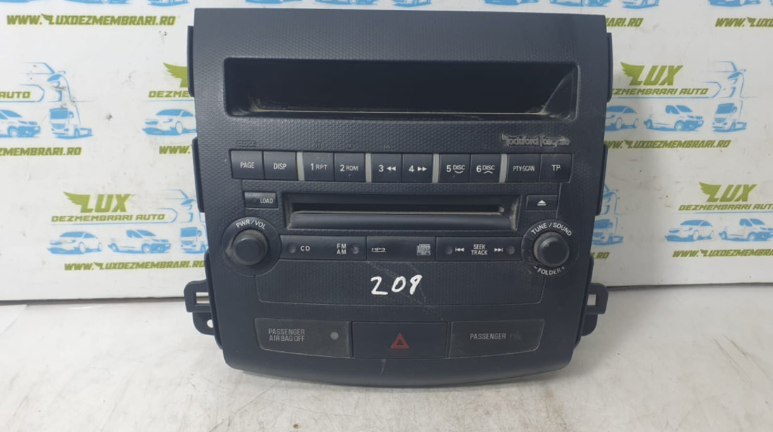 Panou Radio cd player 8002a067xa Mitsubishi Outlander 2 [2005 - 2009] 6b31