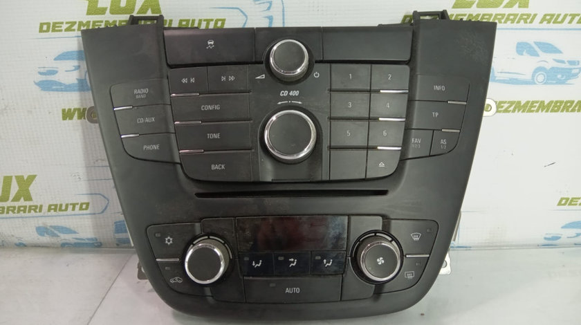 Panou radio clima 13321292 Opel Insignia A [2008 - 2014] 2.0 cdti a20dth