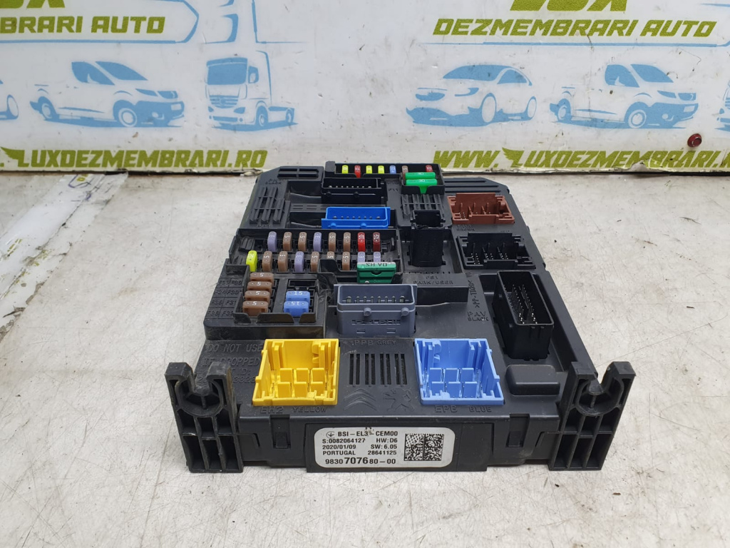Panou sigurante bsi 9830707680 1.5 D15DT Opel Combo E [2018 - 2019] Compactvan 1.5 D15DT