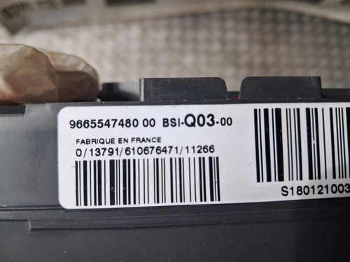 Panou sigurante BSI Citroen C4 B7 1.6 HDI cod motor 9HR / DV6C transmisie manuala an 2012 cod 966554...