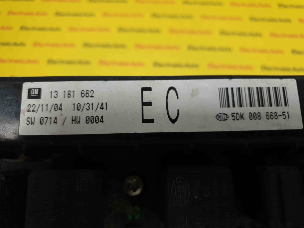 Panou Sigurante BSI Opel Astra H 1.9CDTi, 13181662EC, 5DK00866851,