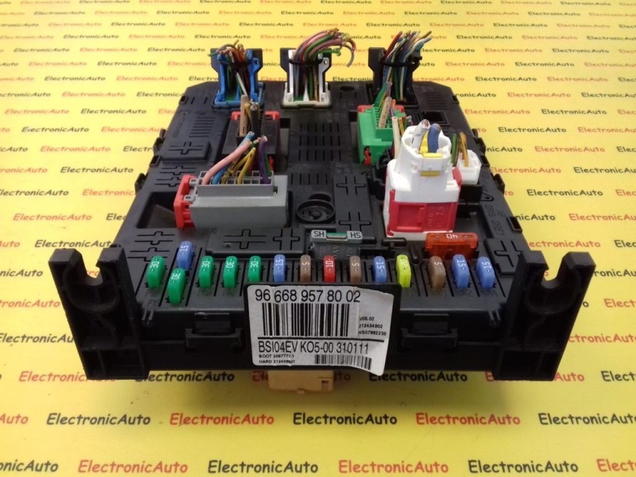 Panou Sigurante BSI Peugeot 308, 9666895780, BSI04EV, K0500310111