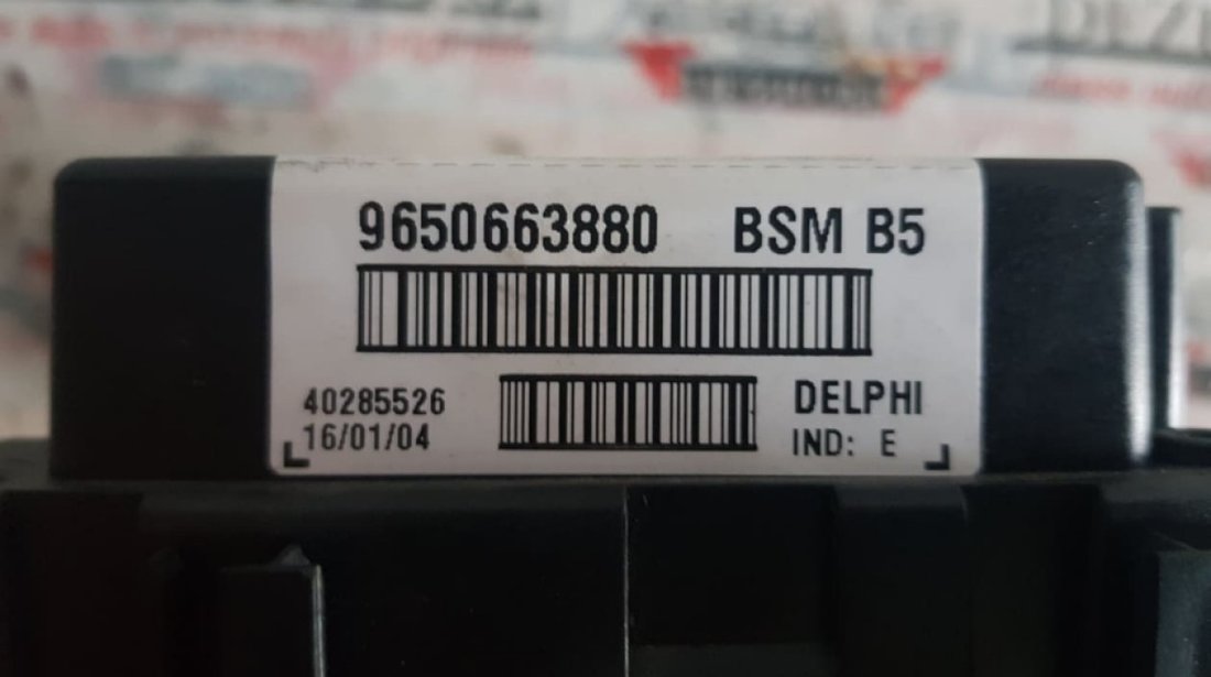 Panou sigurante BSM Citroen Berlingo 9650663880