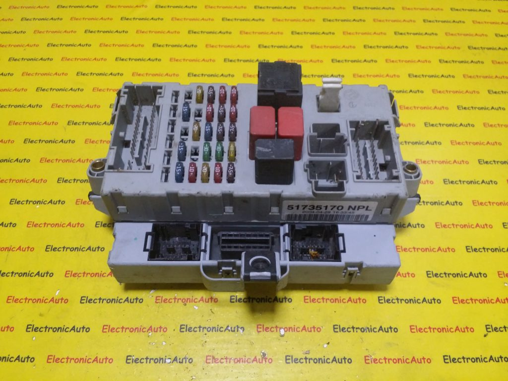 Panou Sigurante + Calculator Confort Fiat, 51735170NPL, 51735169, 0217216