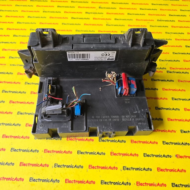 Panou Sigurante, Calculator Fiat Panda, S118578020D, 51740049,