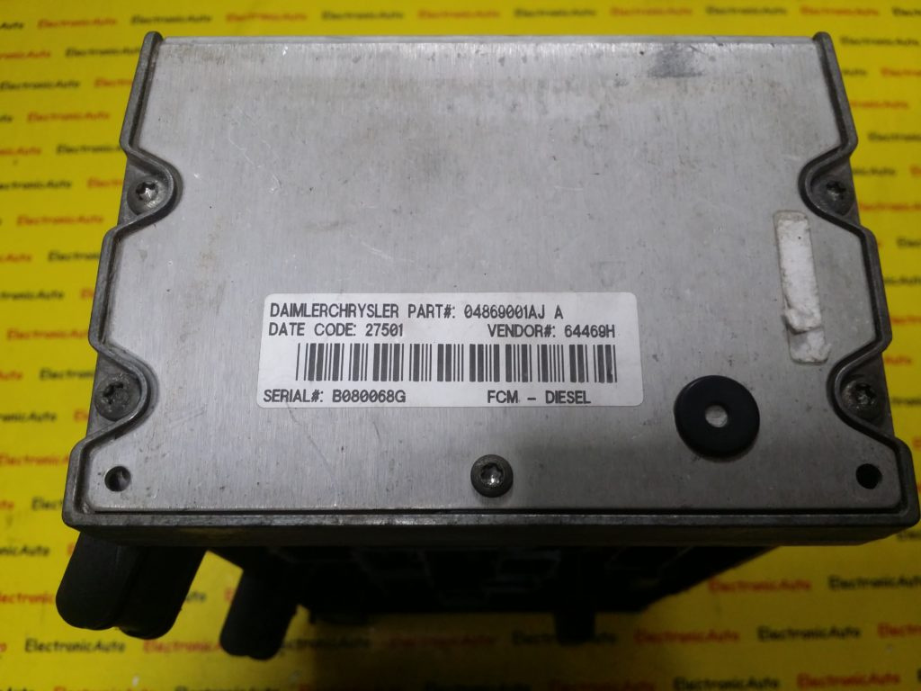 Panou Sigurante + Calculator Motor Chrysler, 04869204AM, 04869001AJA