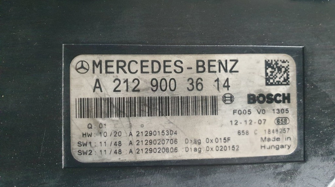 Panou sigurante fata / SAM Mercedes-Benz Clasa E (W212) 200 CDi 231 cai cod piesa : A2129003614