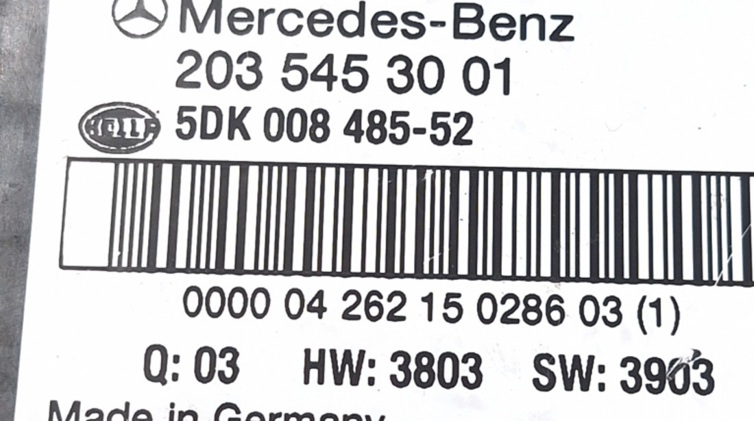 Panou Sigurante Mercedes-Benz C-CLASS (W203) 2000 - 2007 2035453001, 203 545 30 01, 5DK00848552, 5DK 008 485-52, 00000426215028603, 0000 04 262 15 0286 03