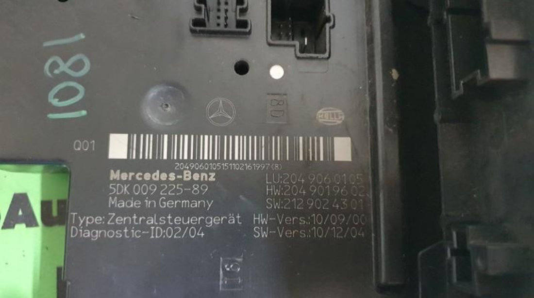 Panou sigurante Mercedes CLS (2011->) [C218] 2049060105