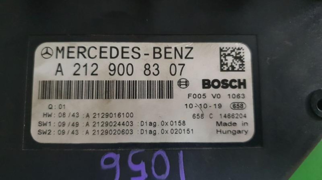 Panou sigurante Mercedes E-Class (2009->) [C207] a2129008307