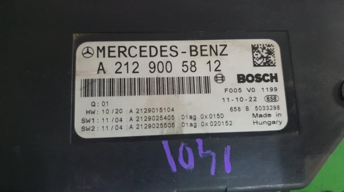 Panou sigurante Mercedes E-Class (2009->) [W212] a2129005812