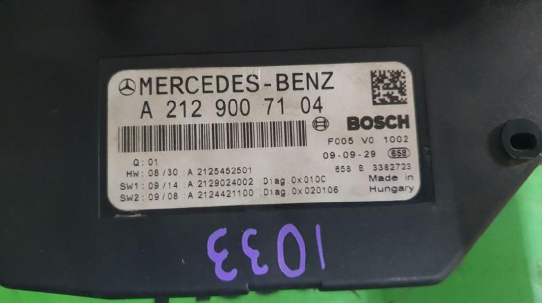 Panou sigurante Mercedes E-Class (2009->) [W212] a2129007104