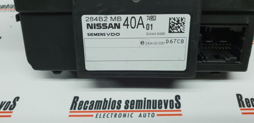 Panou sigurante NISSAN CABSTAR, 284B2MB40A, 5WK46486,