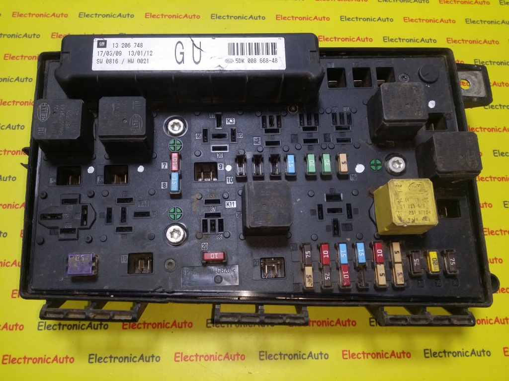 Panou sigurante Opel Astra H 13206748 GU