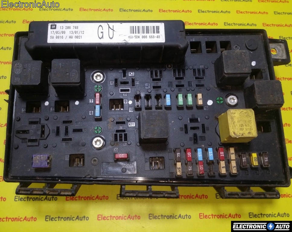 Panou sigurante Opel Astra H 13206748 GU