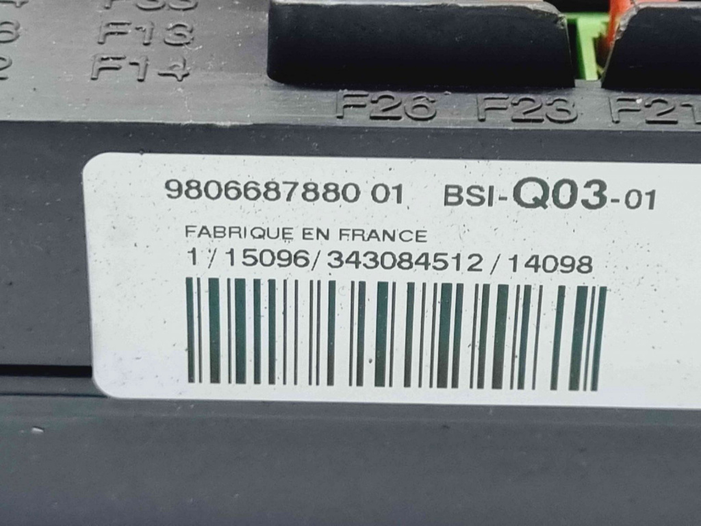 Panou sigurante Peugeot 308 (II) [Fabr 2013-2020] 9806687880