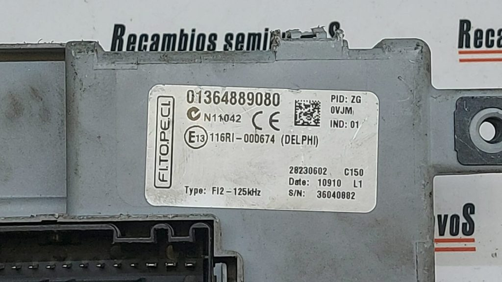 Panou Sigurante Peugeot BIPPER, 01364889080, 116RI000674,