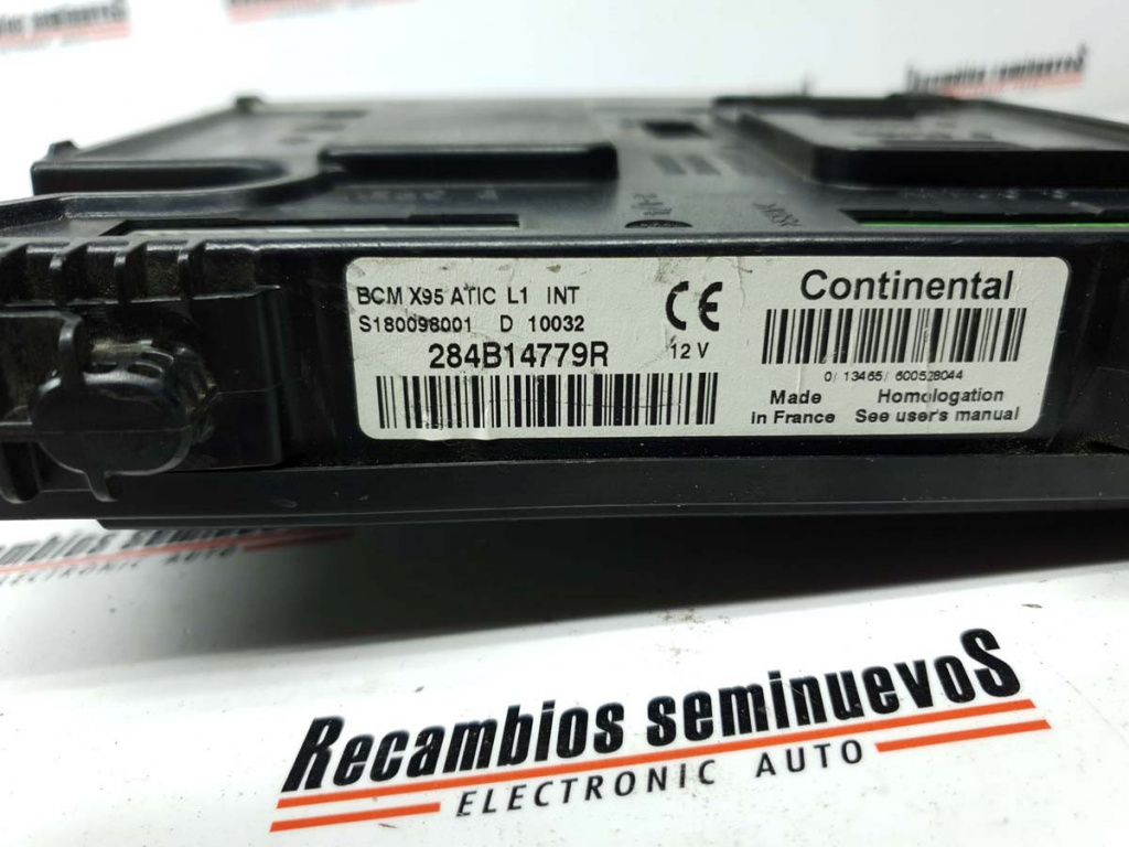 Panou sigurante RENAULT MEGANE 284B14779R, S180098001D, BCM X95 ATIC L1,