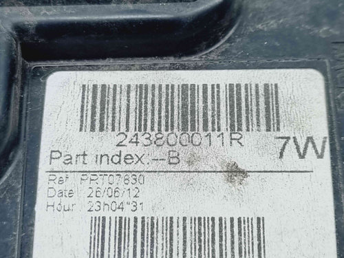 Panou sigurante Renault Megane 3 Combi [Fabr 2008-2015] 243800011R