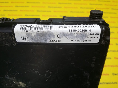 Panou Sigurante Renault Scenic, 8200724370, S118400260H