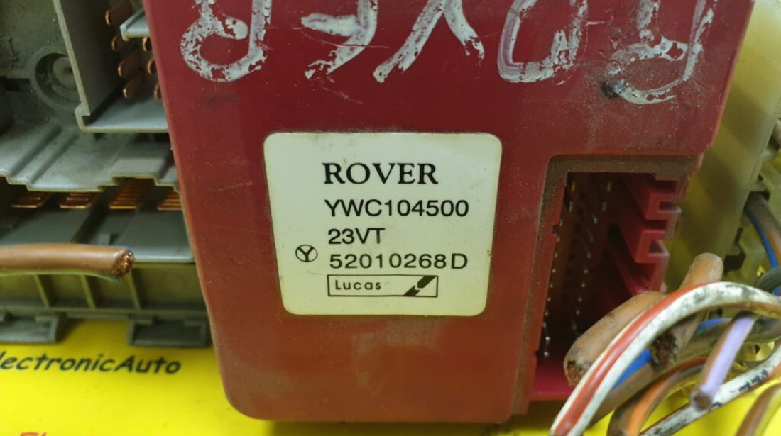 Panou Sigurante Rover 25, YQE103740, YWC104500