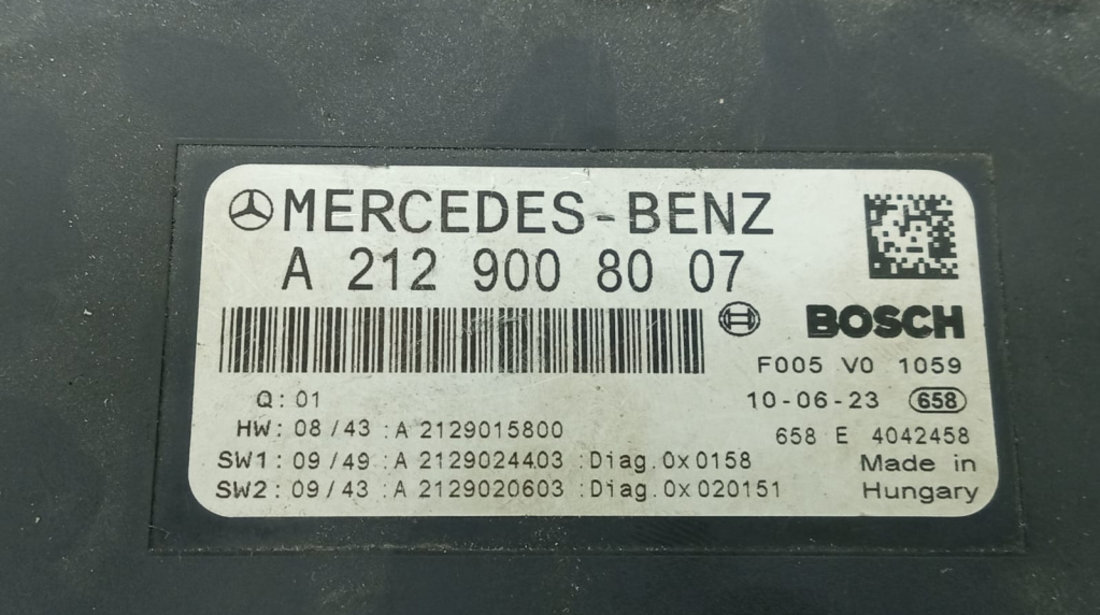 Panou sigurante SAM A2129008007 Mercedes-Benz E-Class W212 [2009 - 2013]