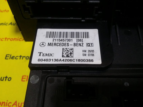 Panou Sigurante SAM Mercedes, 2115457301[06], 5DK00848610,