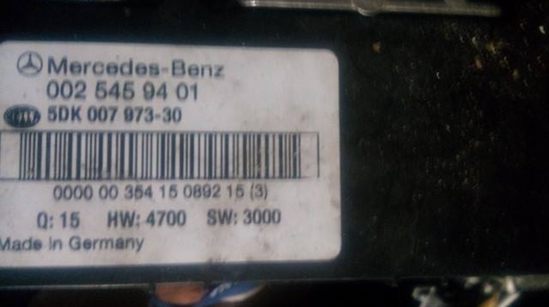 Panou sigurante(SAM) mercedes benz w203 c220 cdi cod 0025459401