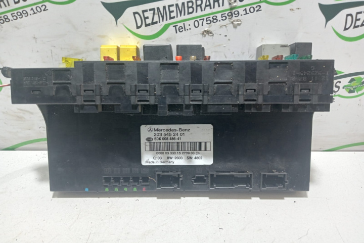 Panou sigurante si relee 203 545 24 01 Mercedes-Benz E-Class W210/S210 [facelift] [1999 - 2002] Sedan E 200 Kompressor MT (163 hp)