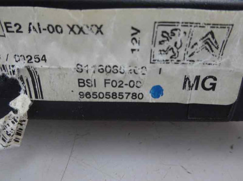 Panou sigurante SIEMENS CITROEN C3 S118085200 I / S118085200I / 9650585780 / BSI F02 00 / BSIF0200S1...