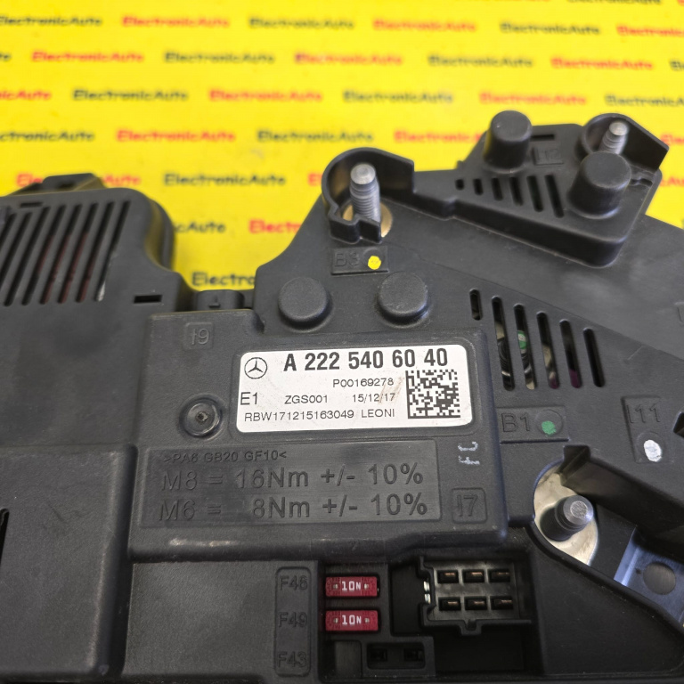 Panou Sigurante Spate Mercedes-Benz S-Class, A2225406040,