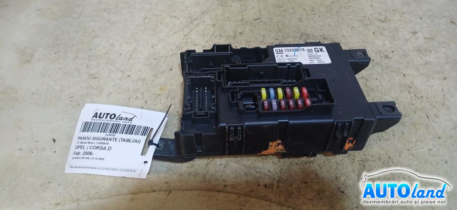 Panou Sigurante tablou 13265078 1.3 Diesel Bsm Opel CORSA D 2006