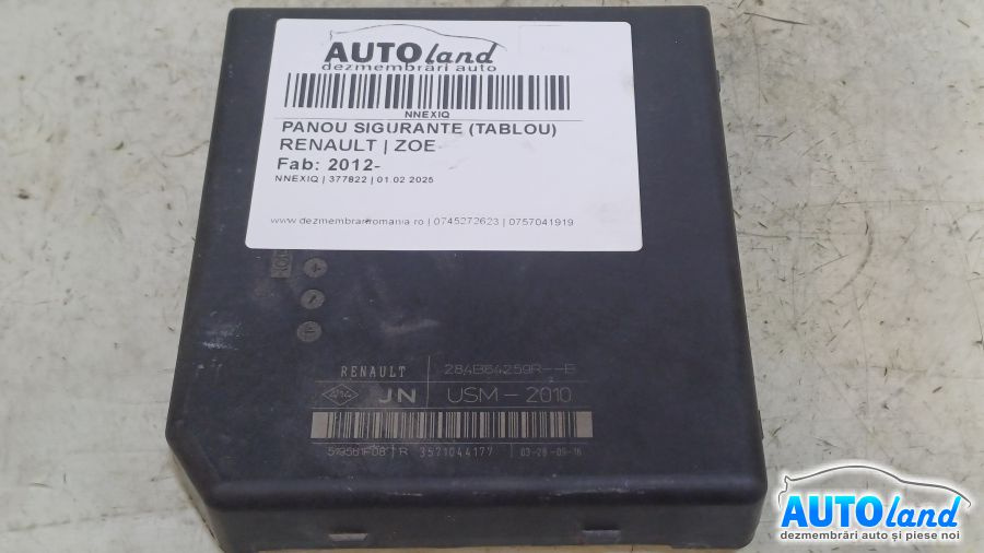 Panou Sigurante tablou 284b64259r Renault ZOE 2012