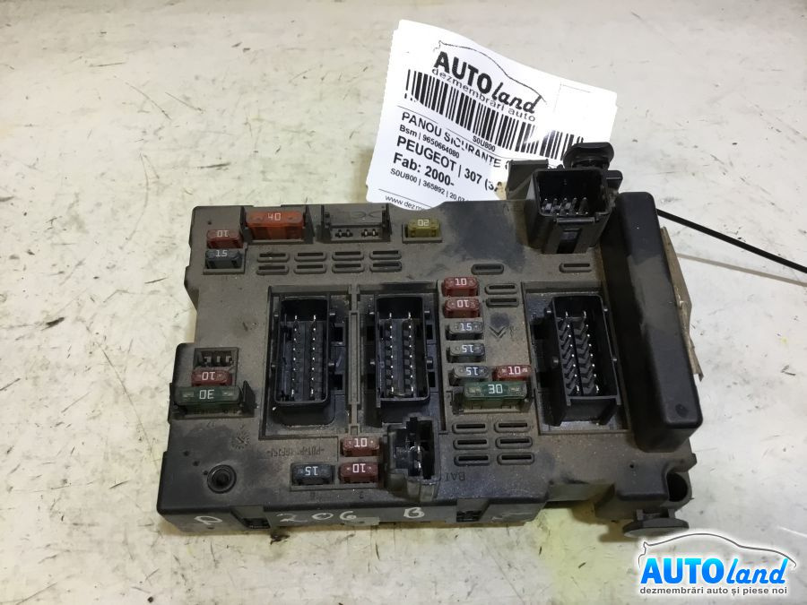 Panou Sigurante tablou 9650664080 Bsm Peugeot 307 3A/C 2000