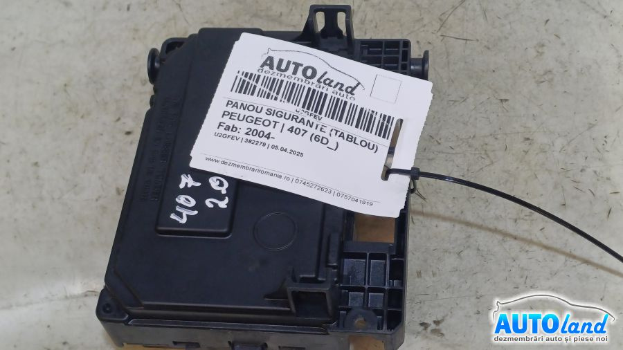 Panou Sigurante tablou 9656086180 Peugeot 407 6D 2004