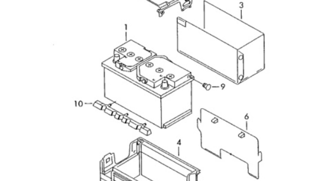 Panou sigurante VOLKSWAGEN POLO (9N_) [ 2001 - 2012 ] VAG OEM 6Q0937617A 6Q0 937 617 A