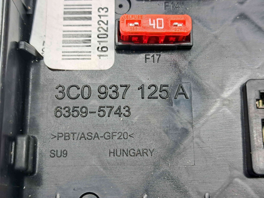 Panou sigurante Volkswagen Sharan (7N) [Fabr 2011-prezent] 3C0937125A