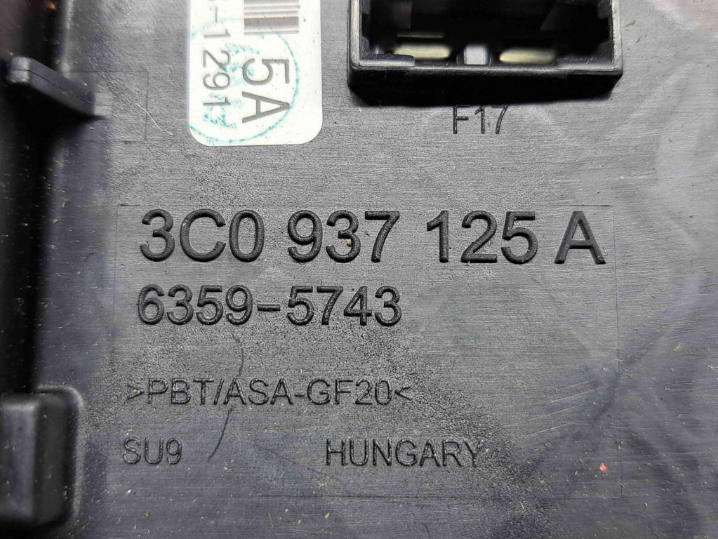 Panou sigurante Volkswagen Tiguan (5N) [Fabr 2007-2016] 3C0937125A