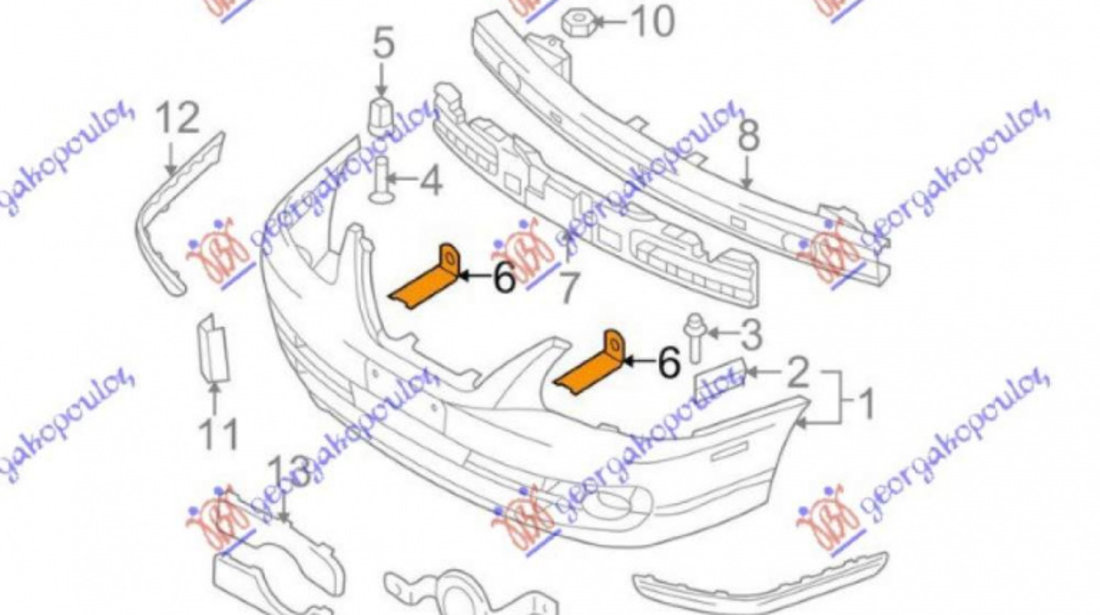 Panou Spate - Hyundai Elantra 2004 , 69100-2d510