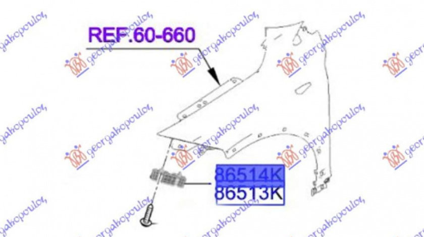 Panou Spate - Hyundai Sonata 2011 , 69100-3s100