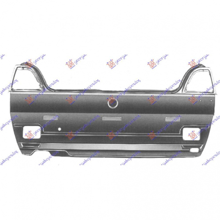 Panou Spate - Vw Golf Ii Manhatan 1988 , 191813301h