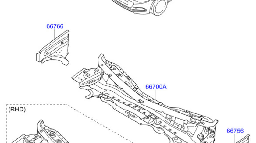 Panou Stergator Original Hyundai I20 2012-2013-2014