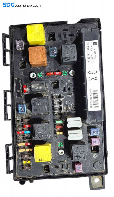 Panou Tablou Relee Sigurante Opel Zafira B 2005 - 2014 Cod 13206750 13206750GX 6DK008668-08 [L7320]