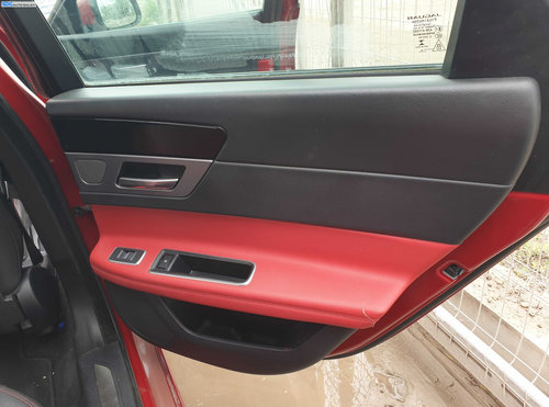 Panou Tapiterie Piele Fata Interior de pe Usa Portiera Dreapta Spate Jaguar XF X260 2015 - 2020 [K61...