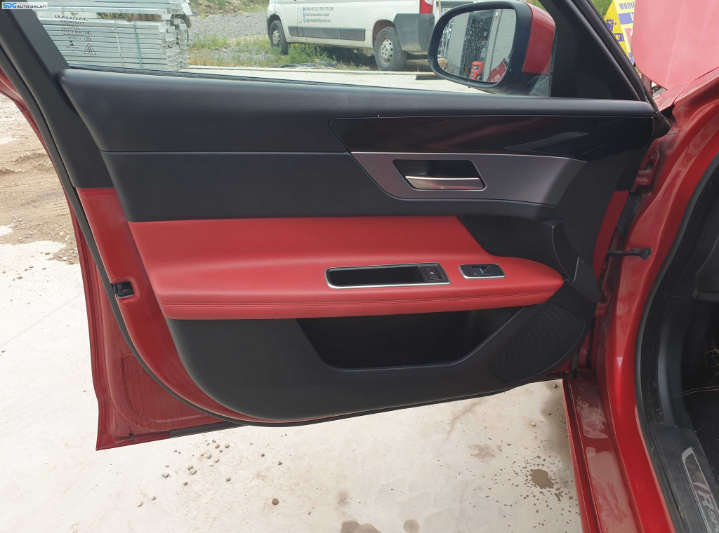 Panou Tapiterie Piele Fata Interior de pe Usa Portiera Stanga Fata Jaguar XF X260 2015 - 2020 [K6119]