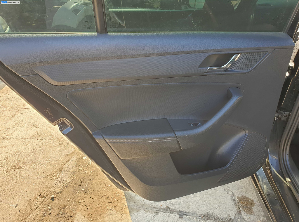 Panou Tapiterie Piele Fata Interior Usa Portiera Stanga Spate Skoda Rapid Hatchback 2012 - 2017 [K4380]