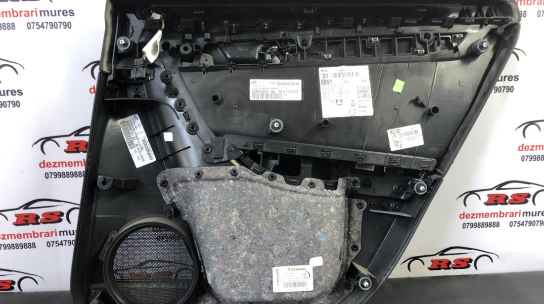 Panou tapiterie usa stanga spate VW Passat B7 Variant 2.0 TDI manual 140 CP sedan 2012 (3AF867211)
