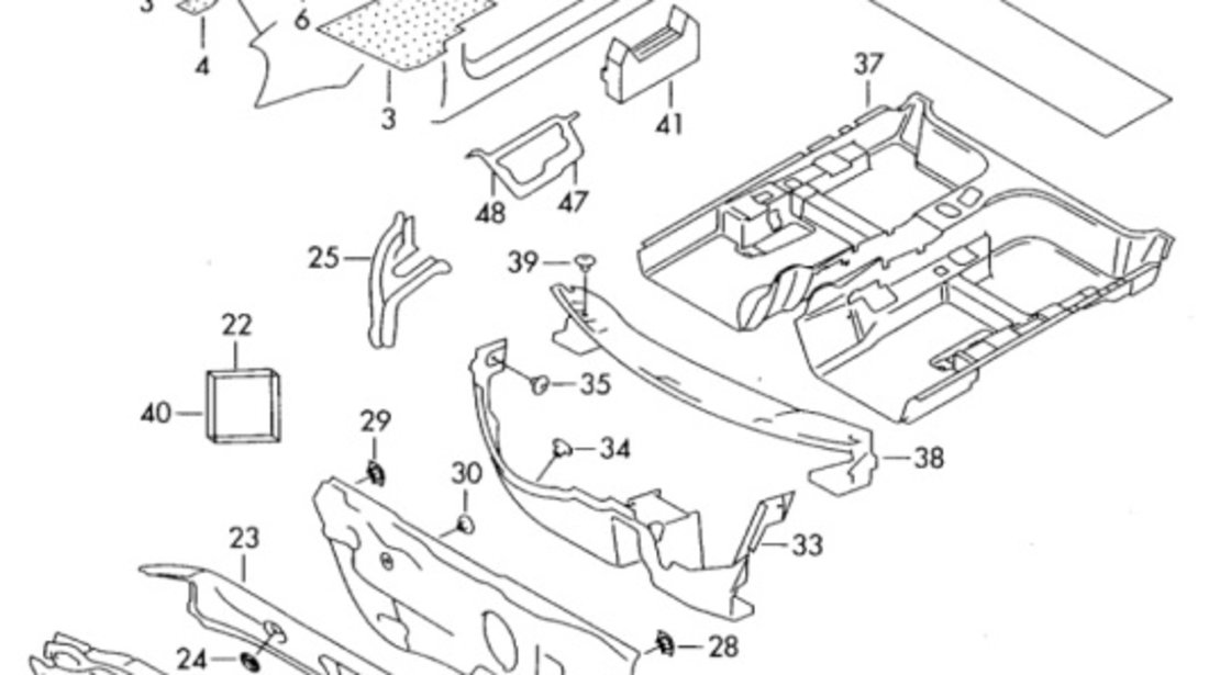 Panou ugnifug VW Golf 5 2.0 TDI BMM 2008 OEM 1K1863353R